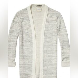 Scotch & Soda Cream and Gray Cardigan Sweater